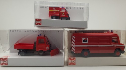 Busch 3x verschiedene - 1:87,