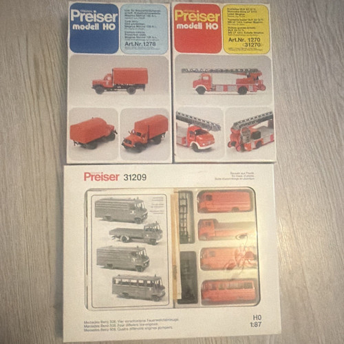 Preiser modell feuerwehr - preiser,