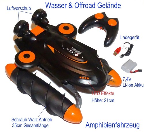Amphibienfahrzeug land - land, &