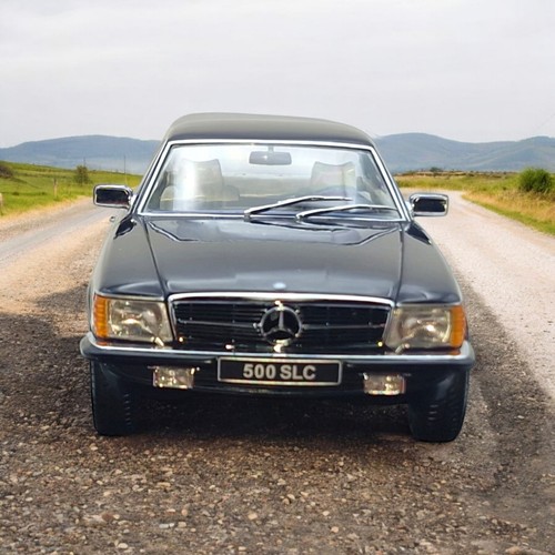 Scale mercedes 500 slc - 1:18,